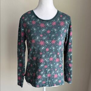 Northwest Indigo women’s longsleeve knit top